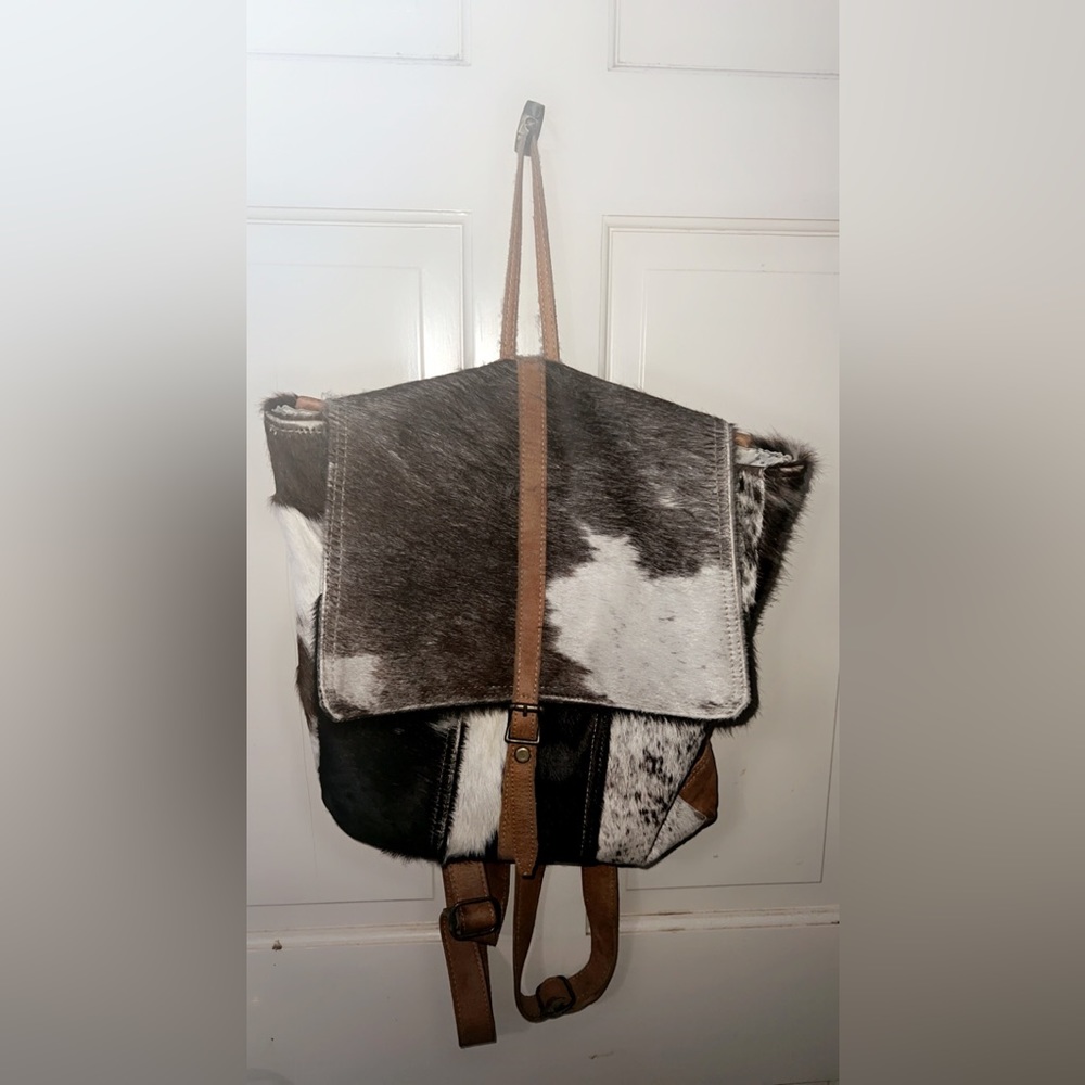Myra Cowhide Backpack, like new